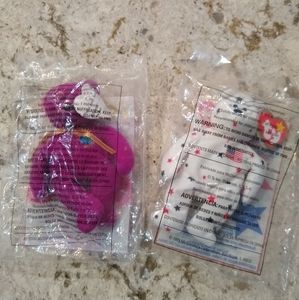 NEW McDonald's Beanie Baby Bears Lot Glory Millennium